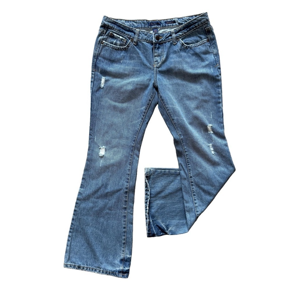 AEROPOSTALE πΈ Womenβs Mid-Rise Authentic Flare Jeans π Size 9/10 Short πΌβ¨ - Picture 2 of 15
